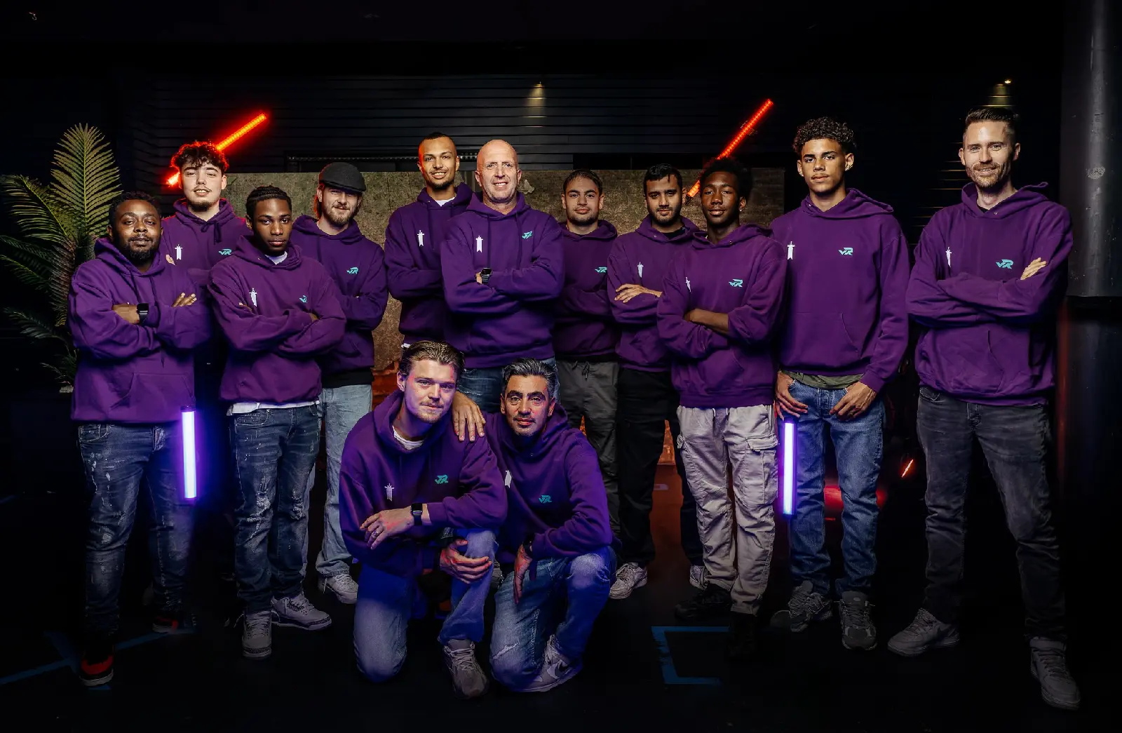 Foto: het team van A'DAM VR in de A'DAM Toren