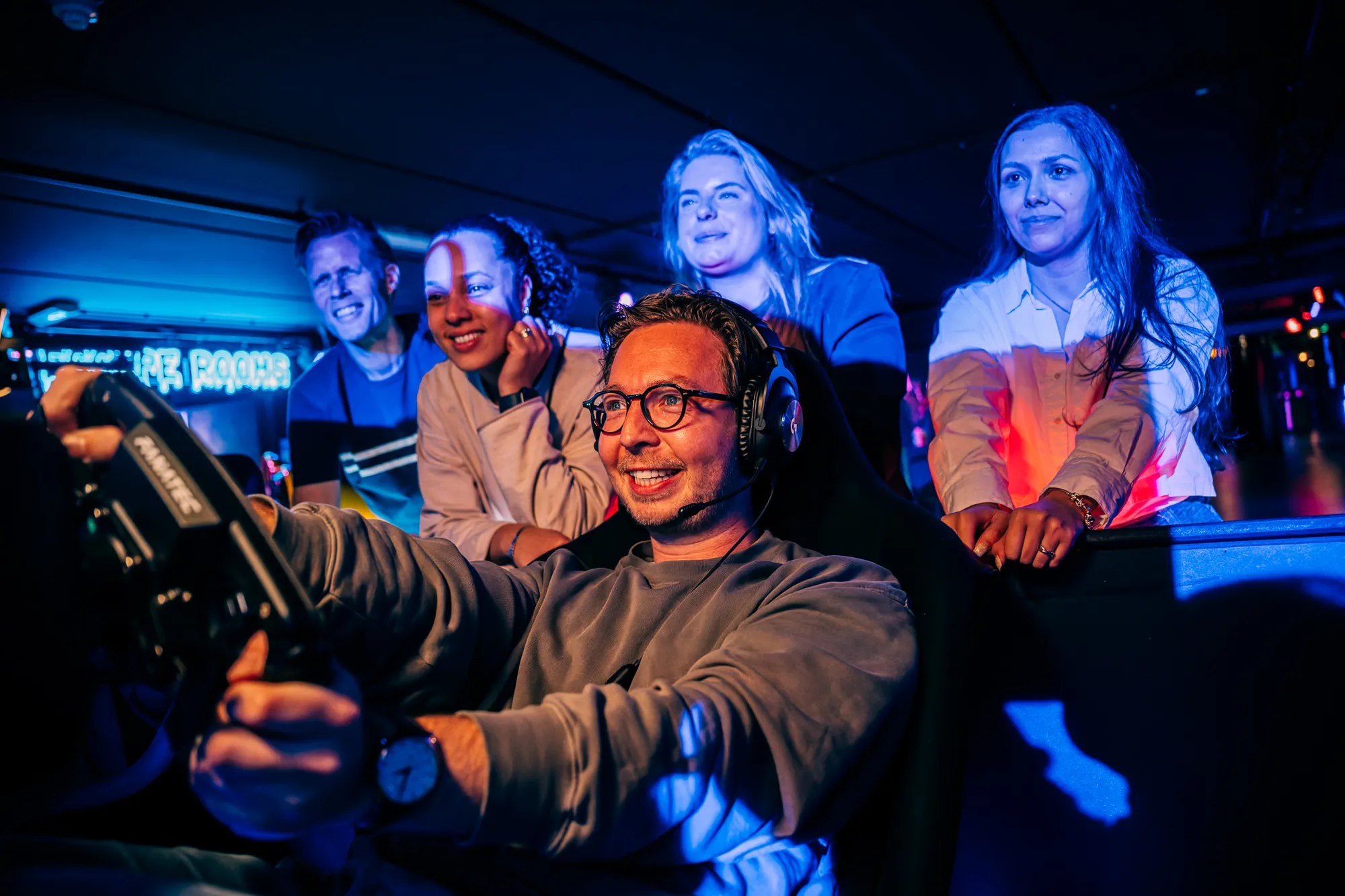 Een F1-simulator ervaren in Amsterdam