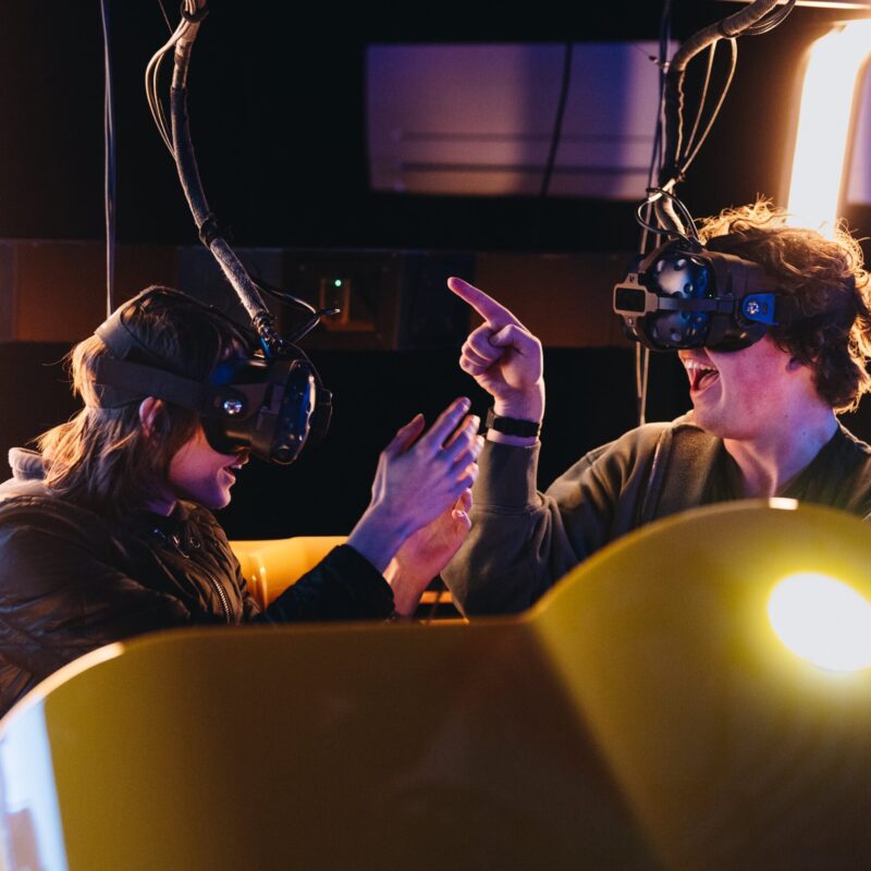 Fun at Triotech Rollercoaster | A'DAM VR
