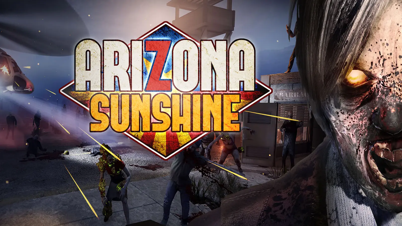 Arizona Sunshine VR Zombie Shooter Missile Base Level @ A'DAM VR Game & Race Park