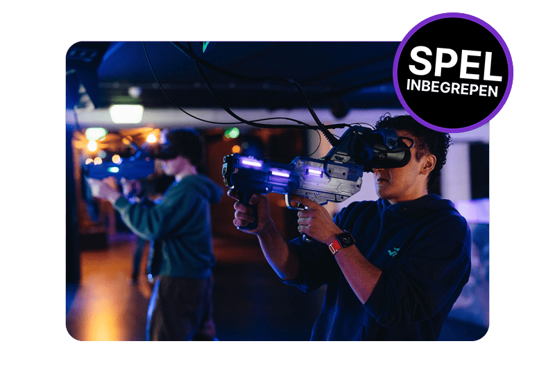 kinderfeestje A'DAM VR Game & Race Park VR Agent inbegrepen