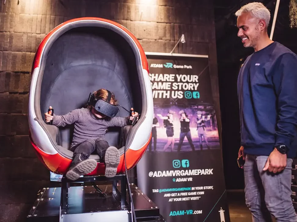 vr adventure ride thrilling exciting fun adamvr