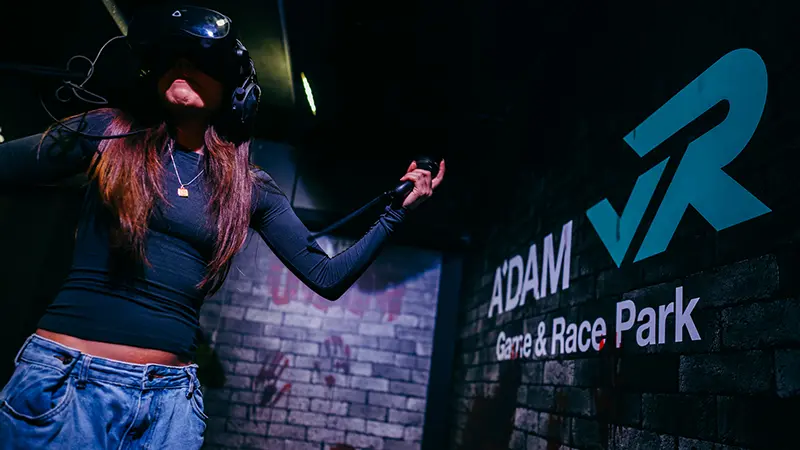 Jacobs Prison Escape Room A'DAM VR Game & Race Park Amsterdam real