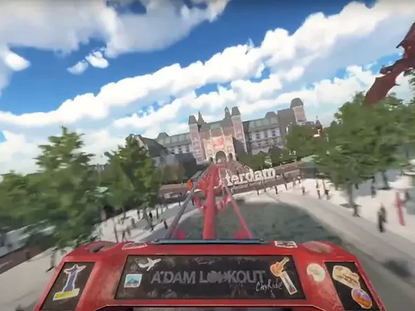 VR Adventure Ride A'DAM VR Game & Race Park Amsterdam VR