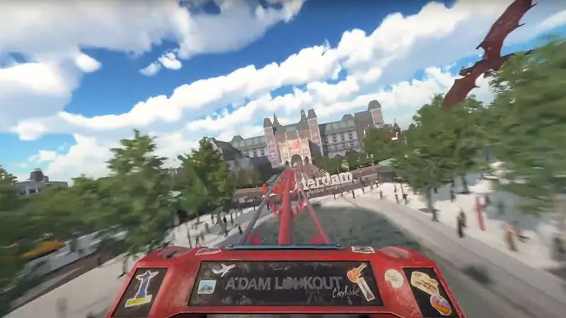 VR Adventure Ride A'DAM VR Game & Race Park Amsterdam VR