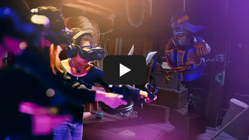 Corsairs Curse Adam VR Game Race Park Amsterdam video