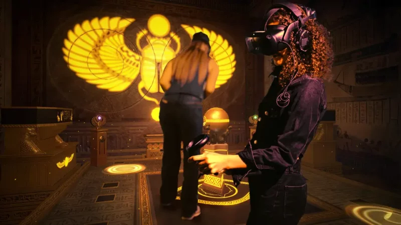 Pharaoh's Curse A'DAM-VR Game & Race Park Amsterdam play