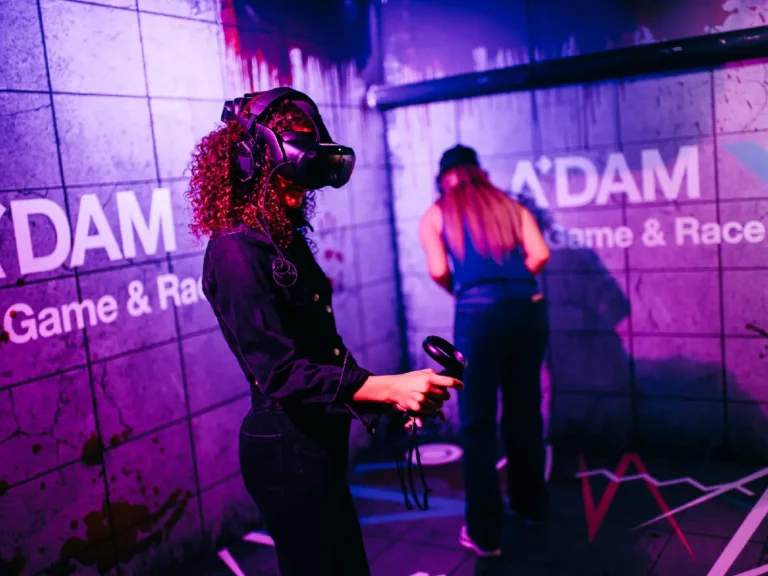 Pharaoh's Curse VR Escape Room A'DAM VR Game Race Park in Amsterdam
