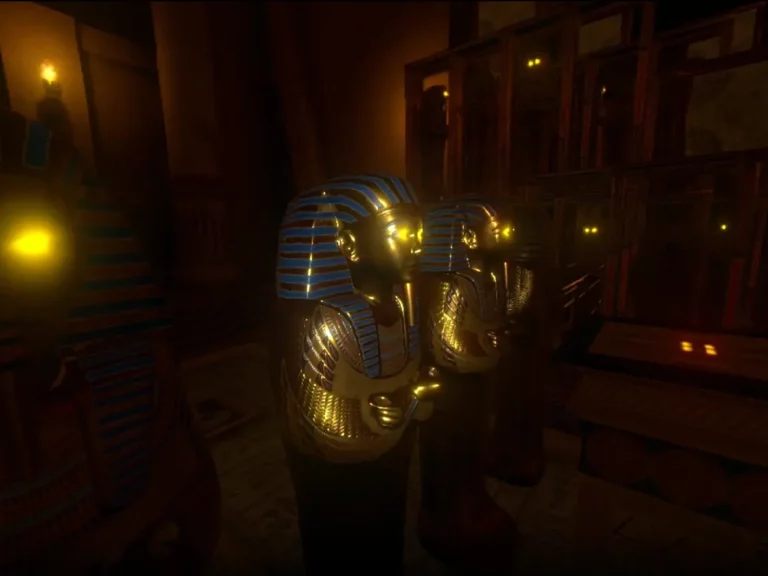 Pharaoh's Curse VR Escape Room A'DAM VR Game Race Park in Amsterdam