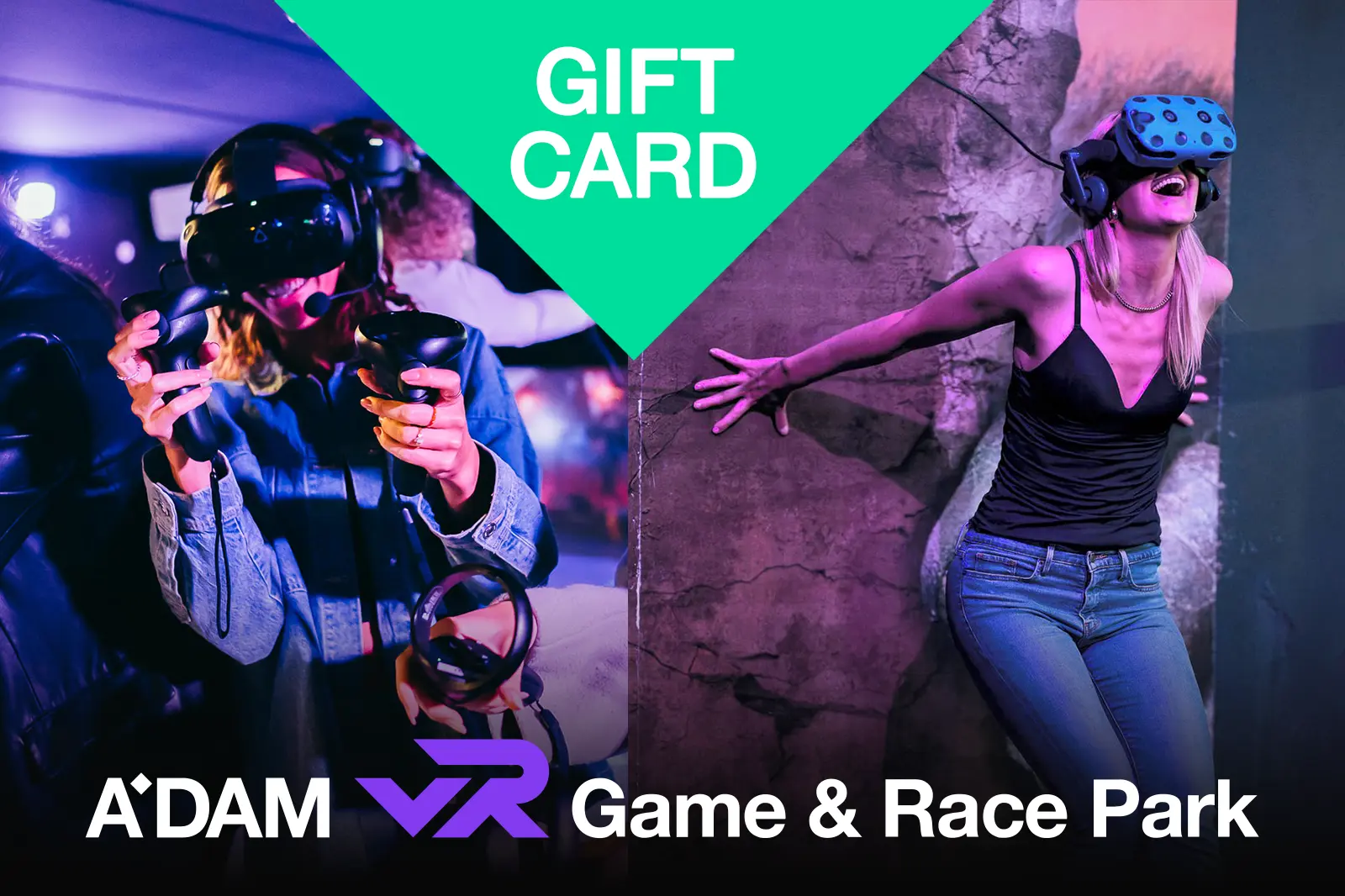 Race Experience GIFT CARD Sim Racing ADAM VR Game Race Park Amsterdam